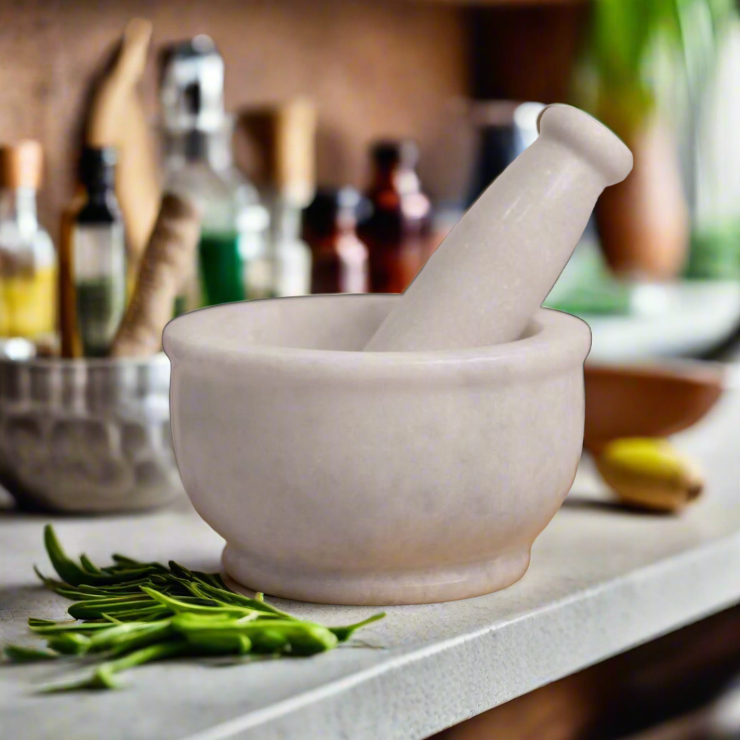 Marble Mortar and Pestle - Imam Dasta