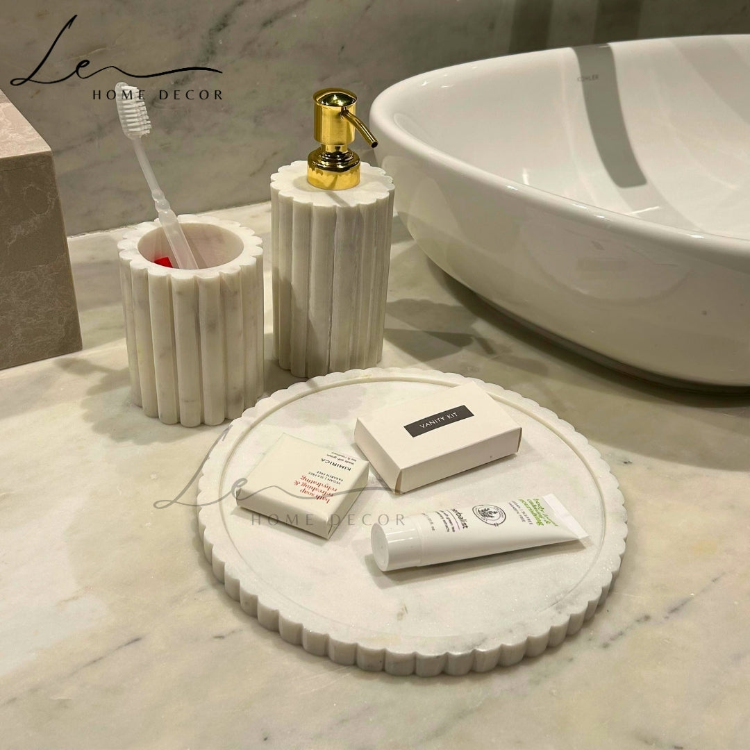 Pearly Bathroom Set