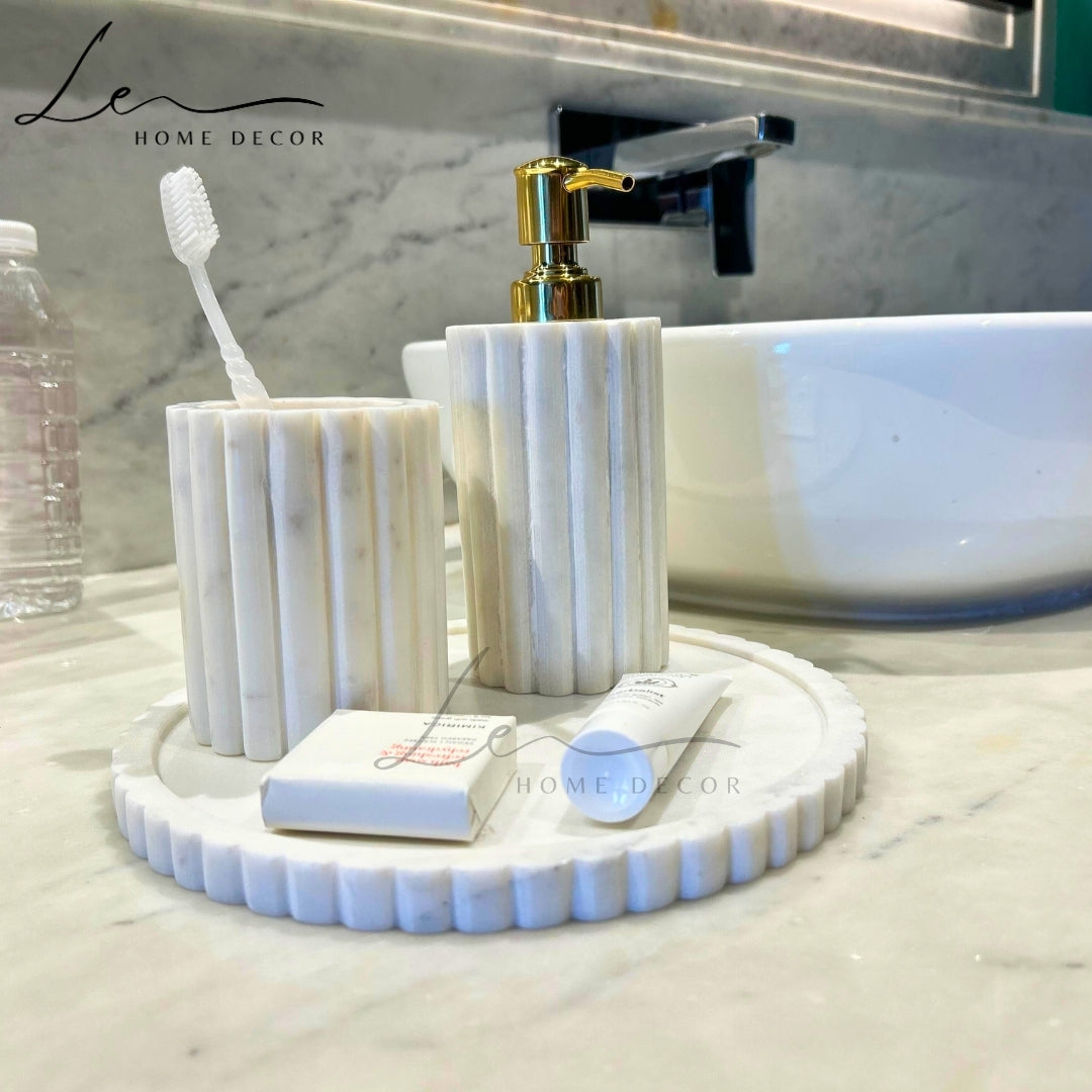 Pearly Bathroom Set