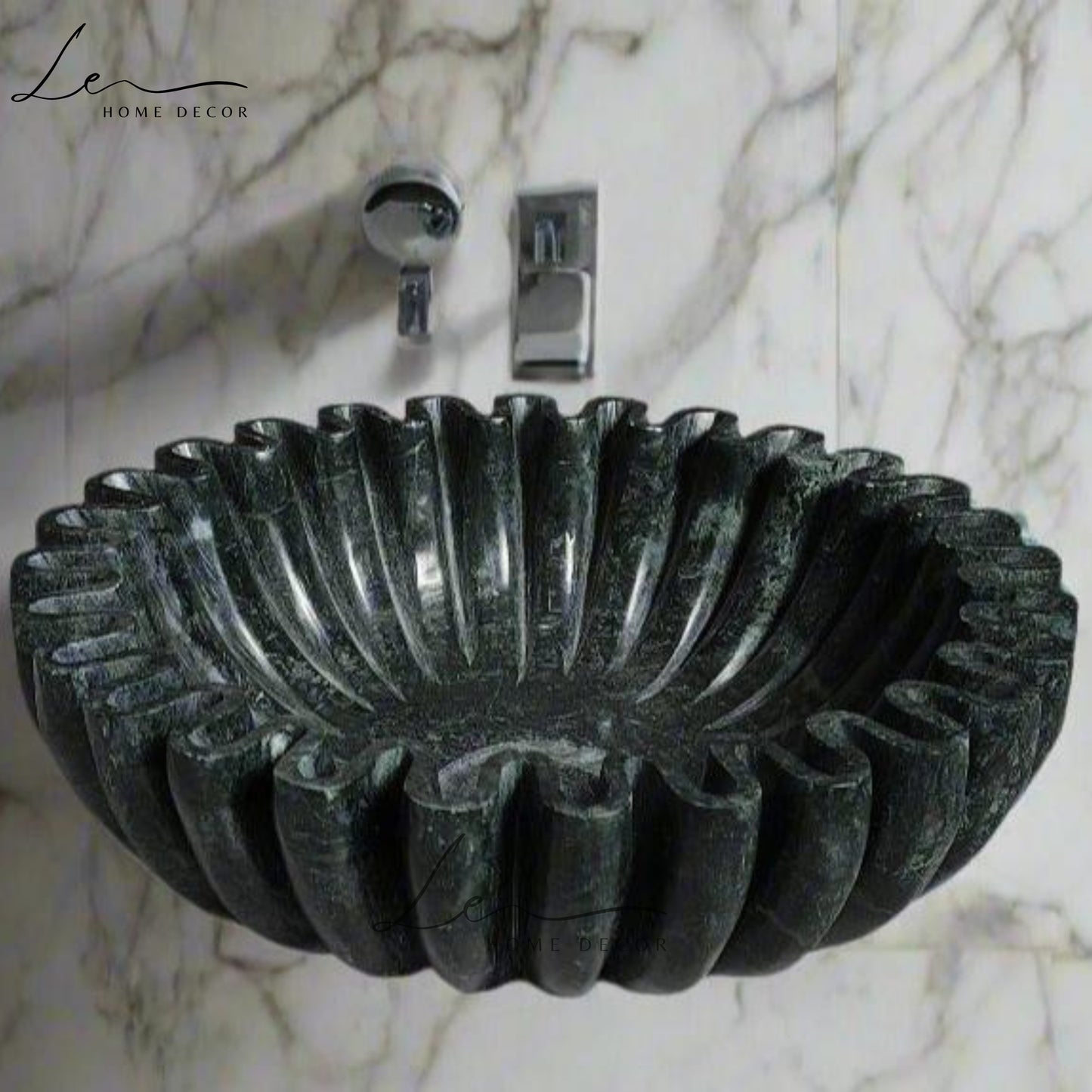 Green Marble Handcrafted Basin