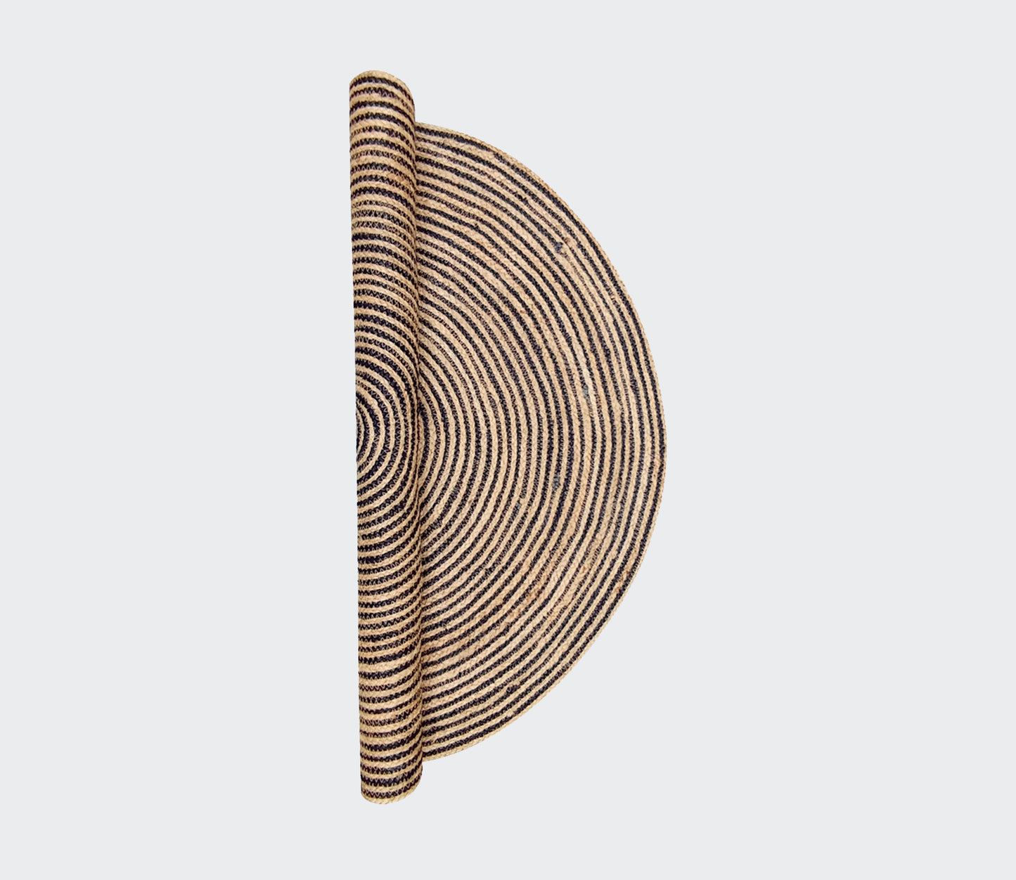 The Striped Boho Natural Jute Rug