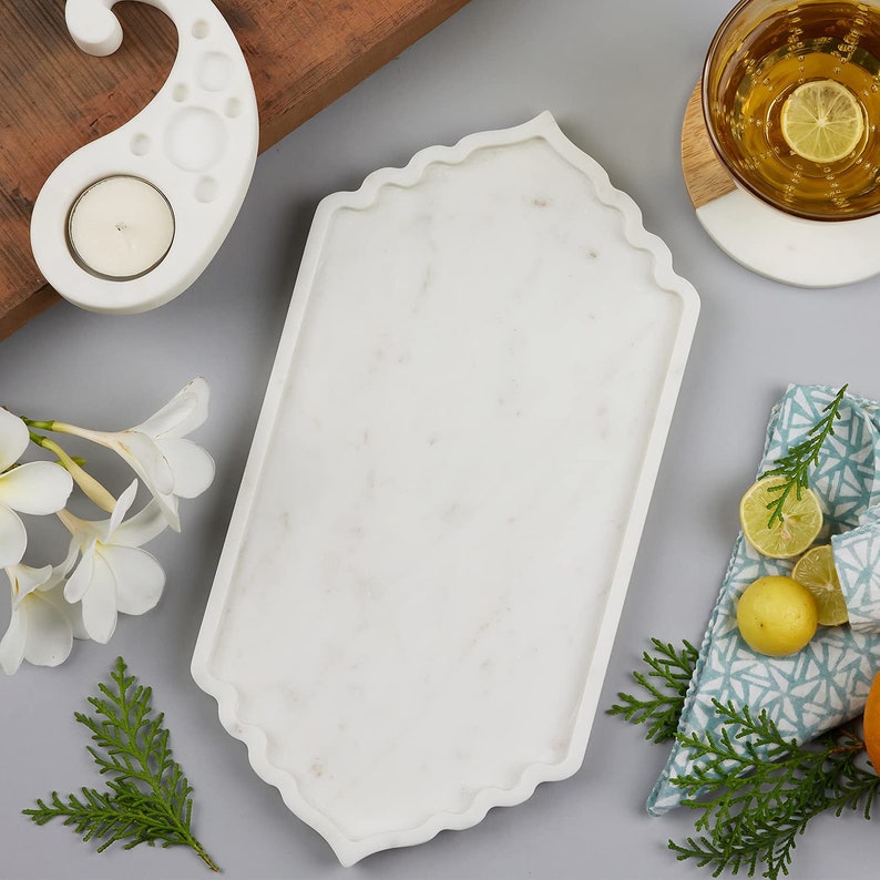 Marble Platter Tray