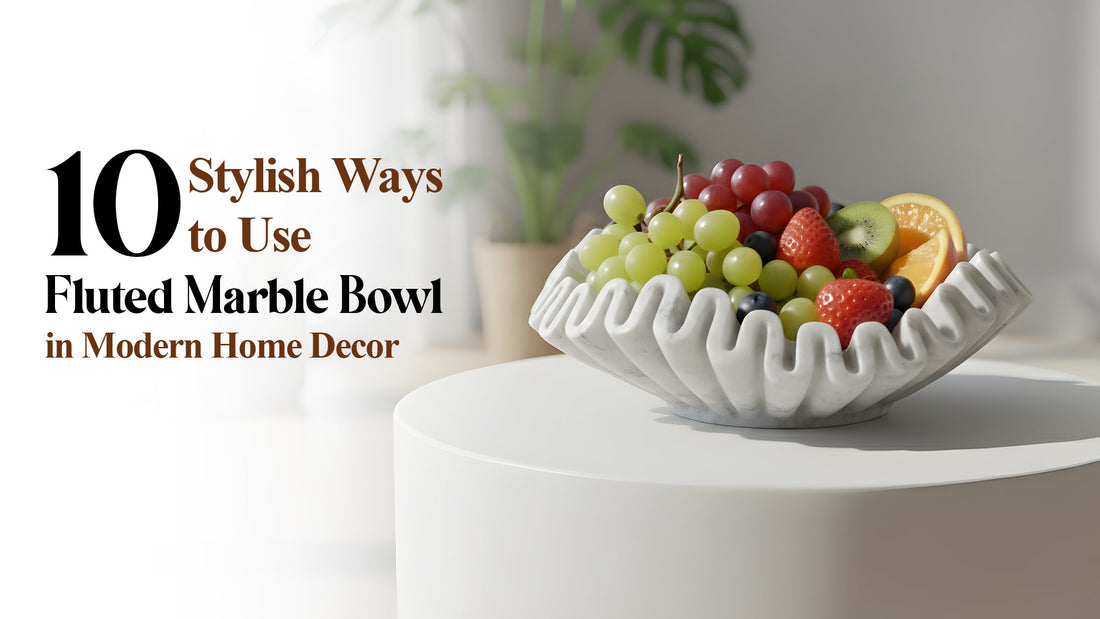 10 Stylish Ways to Use a Fluted Marble Bowl in Modern Home Decor