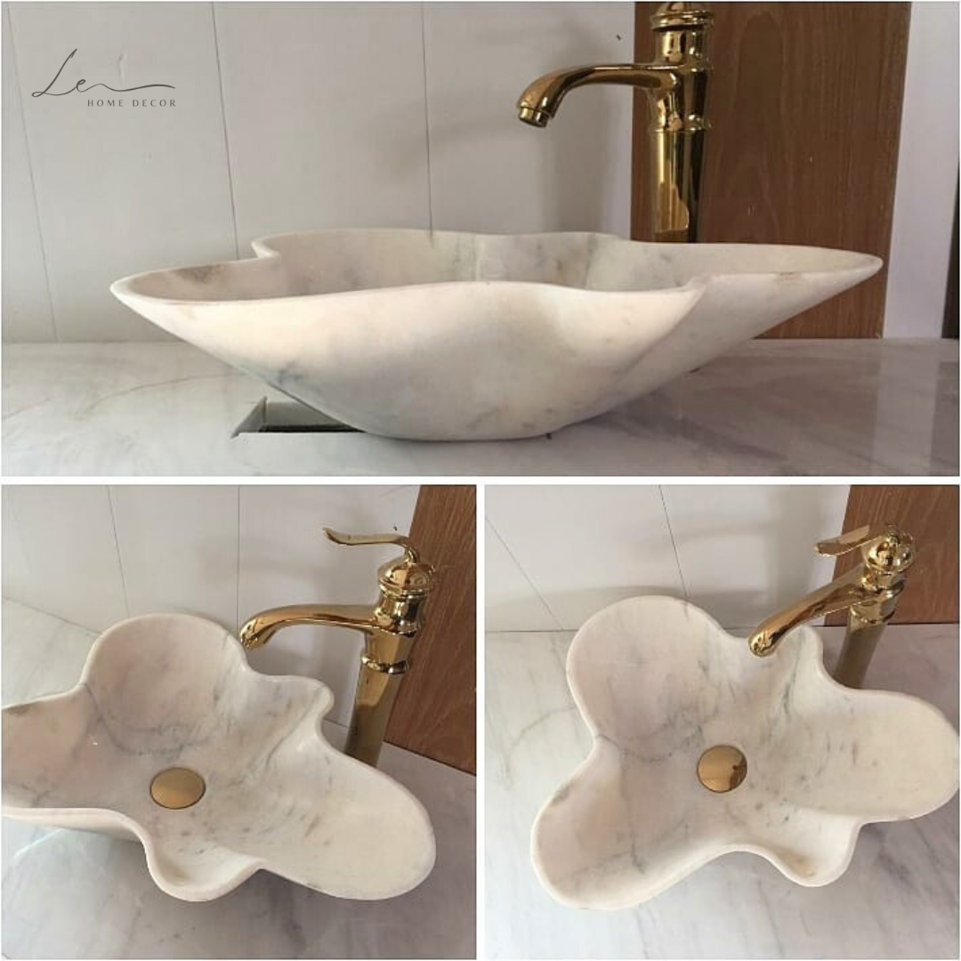 The Amoeba Marble Wash Basin