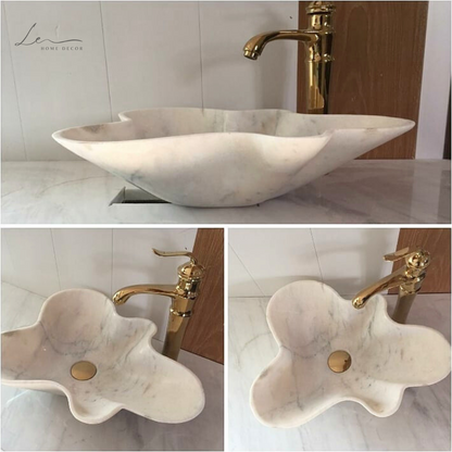 The Amoeba Marble Wash Basin