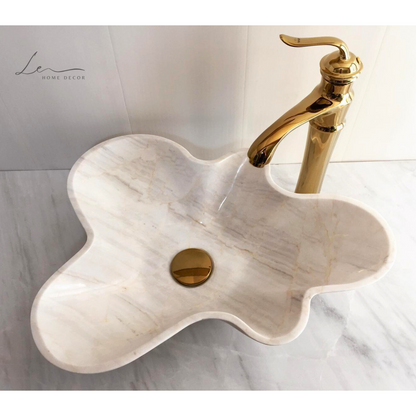 The Amoeba Marble Wash Basin