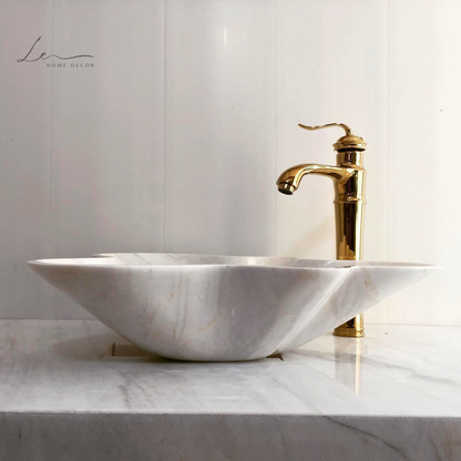 The Amoeba Marble Wash Basin