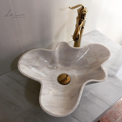 The Amoeba Marble Wash Basin
