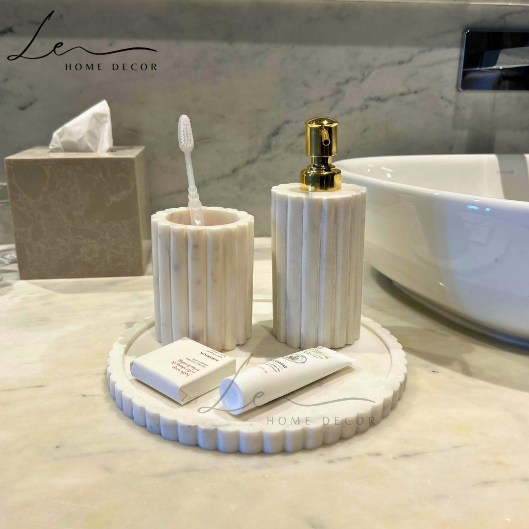 Pearly Bathroom Set