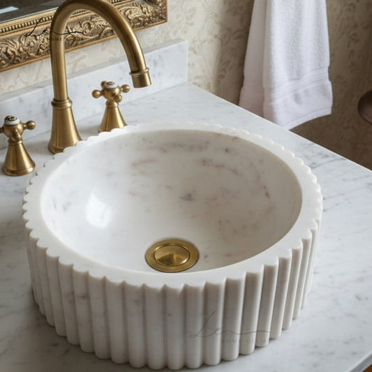 Pearly Marble Sink