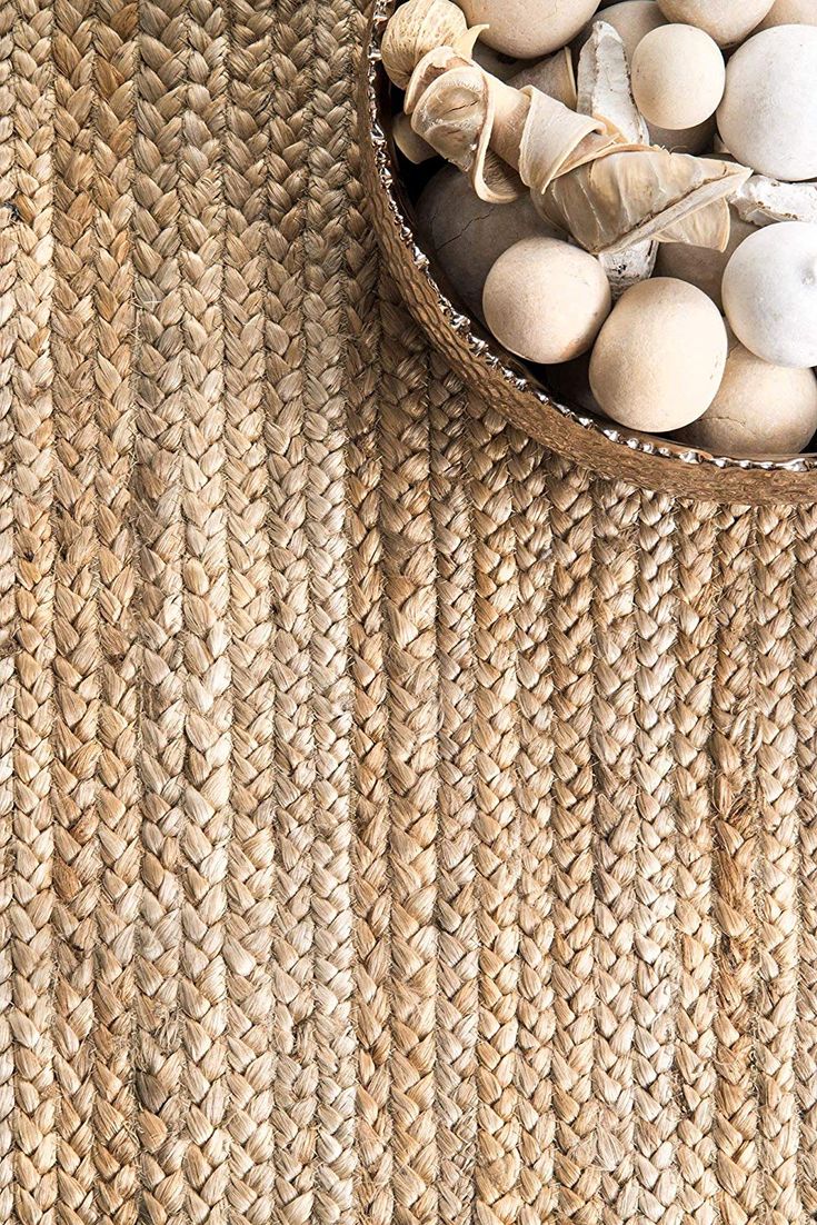 Hand Woven Reversible Jute Carpet