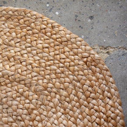 Round Shaped Hand Woven Jute Rug