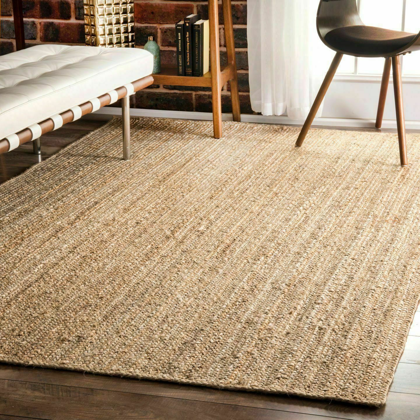 Hand Woven Reversible Jute Carpet