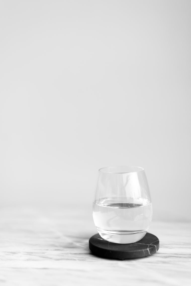 Black Beauty Marble Coasters Set